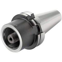 Seco - C8 System Size, DIN TF50 ADB Taper, Modular Tool Holding System Adapter - 100.9mm Projection, 80mm Body Diam, 221.7mm OAL, Through Coolant - Exact Industrial Supply