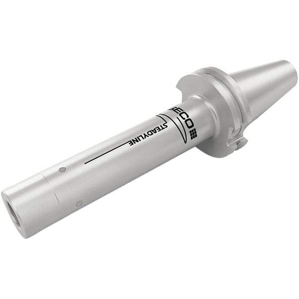 Seco - M16 System Size, CAT TF40 ADB Taper, Modular Tool Holding System Adapter - 140.95mm Projection, 30.5mm Body Diam, 228.4mm OAL, Through Coolant - Exact Industrial Supply