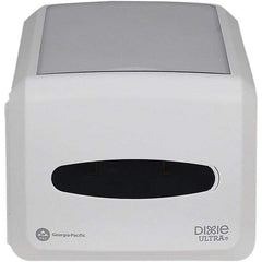 Georgia Pacific - Manual, Plastic Paper Towel Dispenser - 6.6" High x 12.8" Wide x 8-1/5" Deep, 500 Single-Fold, White - Benchmark Tooling