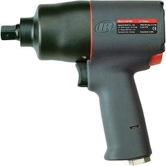 Ingersoll-Rand - 1/2" Drive, 9,500 RPM, 600 Ft/Lb Torque Impact Wrench - Pistol Grip Handle, 1,250 IPM, 23 CFM, 90 psi, 1/4" NPTF Inlet - Benchmark Tooling