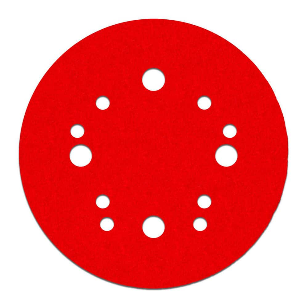 Hook & Loop Discs; Disc Diameter (Decimal Inch): 5; Grade: Coarse; Grit: 80; Abrasive Material: Ceramic Blend; Disc Color: Red; Package Quantity: 50; Grit: 80; Grit: 80; Package Quantity: 50