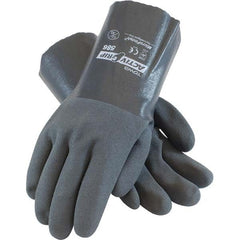 PIP - Chemical Resistant Gloves Material: Nitrile Size: Medium - Benchmark Tooling