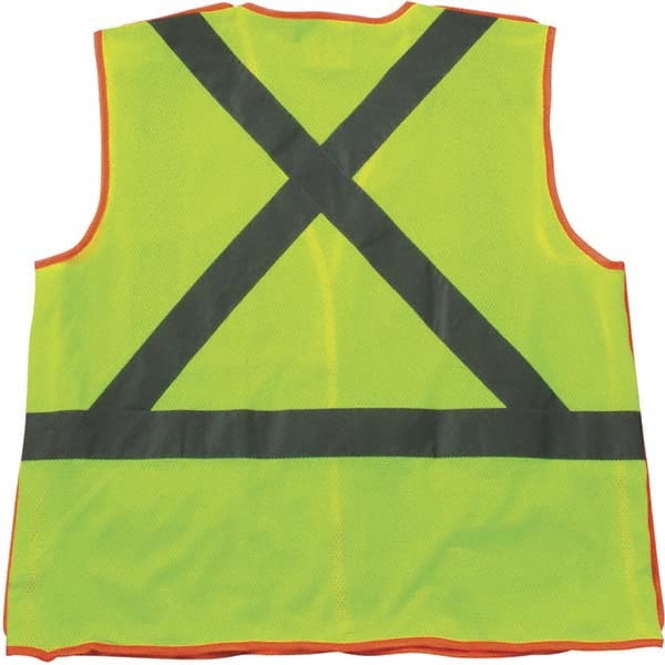 PIP - Size 5XL Yellow Mesh Breakaway High Visibility Vest - Exact Industrial Supply