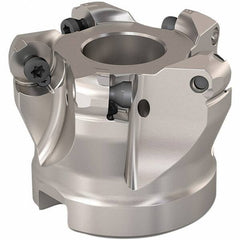 Seco - 40mm Cut Diam, 6mm Max Depth, 22mm Arbor Hole, 5 Inserts, RP..1204 Insert Style, Indexable Copy Face Mill - R220.29 Cutter Style, 12,300 Max RPM, 40mm High, Through Coolant, Series R220.29 - Benchmark Tooling