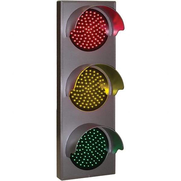 TAPCO - LED Road Safety Signal Light - Red, Yellow & Green Aluminum - Benchmark Tooling