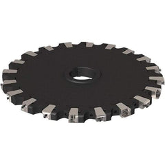 Seco - Arbor Hole Connection, 0.669" Cutting Width, 121mm Depth of Cut, 315mm Cutter Diam, 50mm Hole Diam, 10 Tooth Indexable Slotting Cutter - R335.25 Toolholder, XNHQ 1407 Insert, Neutral Cutting Direction - Benchmark Tooling