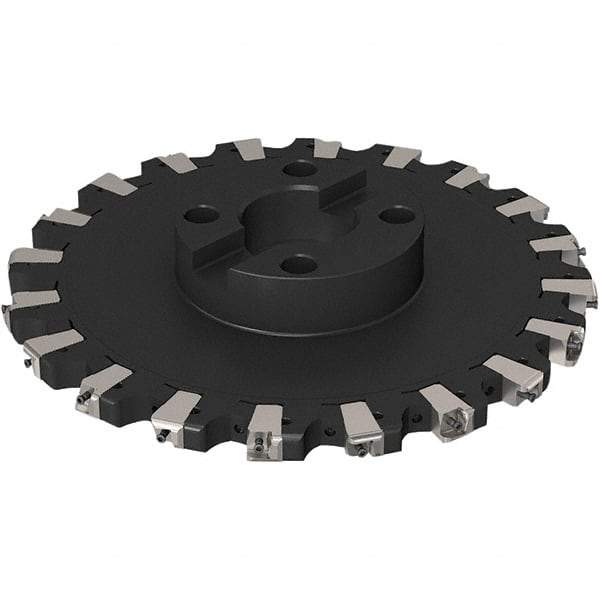 Seco - Shell Mount Connection, 0.669" Cutting Width, 91.48mm Depth of Cut, 315mm Cutter Diam, 60mm Hole Diam, 10 Tooth Indexable Slotting Cutter - R335.25 Toolholder, XNHQ 1407 Insert, Right Hand Cutting Direction - Benchmark Tooling