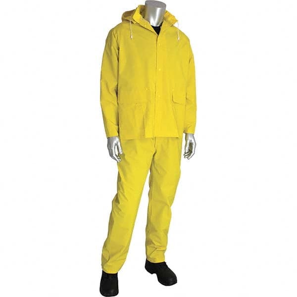 Falcon - Size 2XL Yellow Waterproof Three Piece Suit - Benchmark Tooling