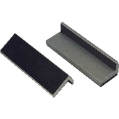 Rubber Faced Vise Jaw Pads - Rubber Jaw pads protect delicate parts from damage - 4″ Pad length - Benchmark Tooling