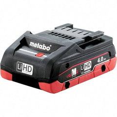 Metabo - 18 Volt Lithium-Ion Power Tool Battery - 4 Ahr Capacity, 80 min Charge Time, Series 18V LiHD - Benchmark Tooling