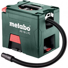 Metabo - 2 Gal Capacity, Cordless Portable Wet/Dry Vacuum Bare - 18 Volts, 16.5 Lb - Benchmark Tooling