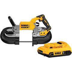 DeWALT - 20 Volt, 44-7/8" Blade, 490 SFPM Cordless Portable Bandsaw - Exact Industrial Supply