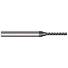 Harvey Tool - Square End Mills; Mill Diameter (Inch): 1/16 ; Mill Diameter (Decimal Inch): 0.0620 ; Length of Cut (Inch): 7/16 ; Length of Cut (Decimal Inch): 0.4370 ; Material: Solid Carbide ; Finish/Coating: AlTiN Nano - Exact Industrial Supply
