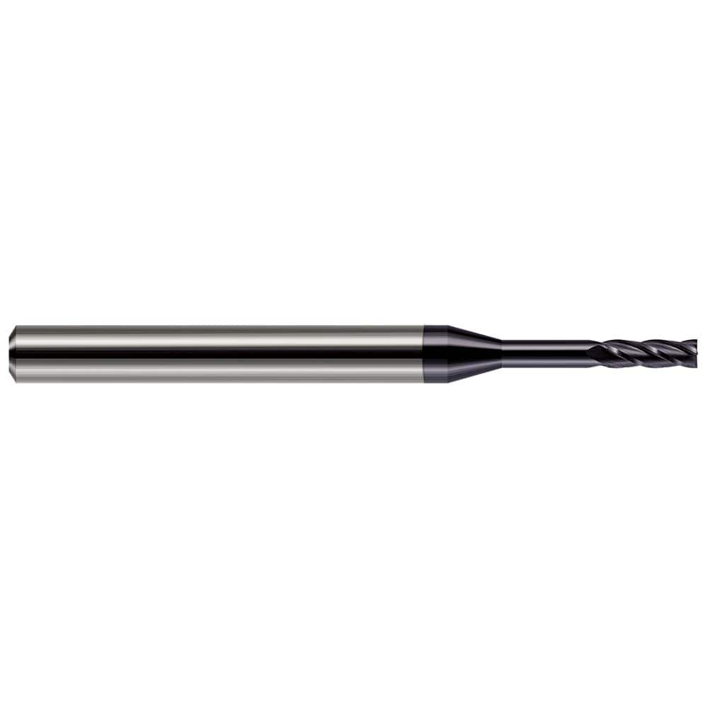 Harvey Tool - Square End Mills; Mill Diameter (mm): 1.20 ; Mill Diameter (Inch): 3/64 ; Mill Diameter (Decimal Inch): 0.0470 ; Length of Cut (Decimal Inch): 0.1410 ; Material: Solid Carbide ; Finish/Coating: AlTiN - Exact Industrial Supply