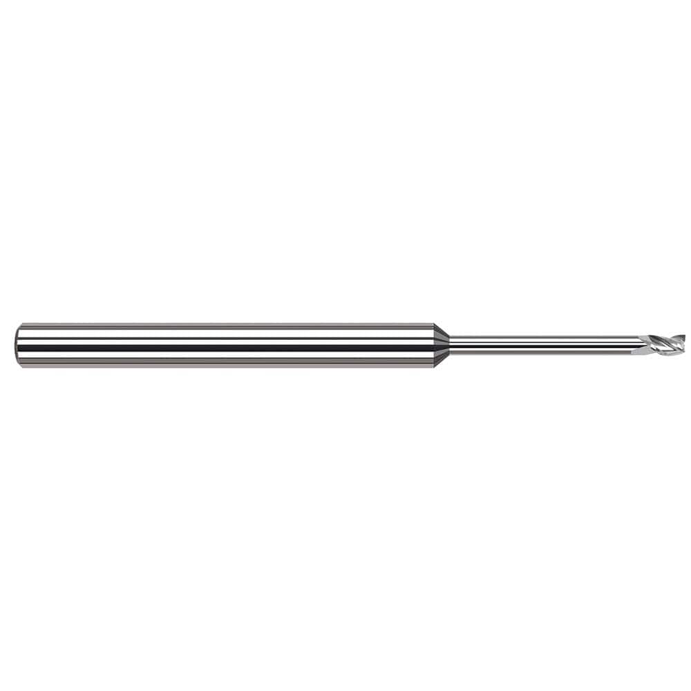 Harvey Tool - Square End Mills; Mill Diameter (Inch): 1/16 ; Mill Diameter (Decimal Inch): 0.0620 ; Length of Cut (Inch): 3/32 ; Length of Cut (Decimal Inch): 0.0930 ; Material: Solid Carbide ; Finish/Coating: Uncoated - Exact Industrial Supply