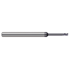 Harvey Tool - Square End Mills; Mill Diameter (mm): 0.80 ; Mill Diameter (Inch): 1/32 ; Mill Diameter (Decimal Inch): 0.0310 ; Length of Cut (mm): 1.2000 ; Length of Cut (Inch): 3/64 ; Length of Cut (Decimal Inch): 0.0470 - Exact Industrial Supply