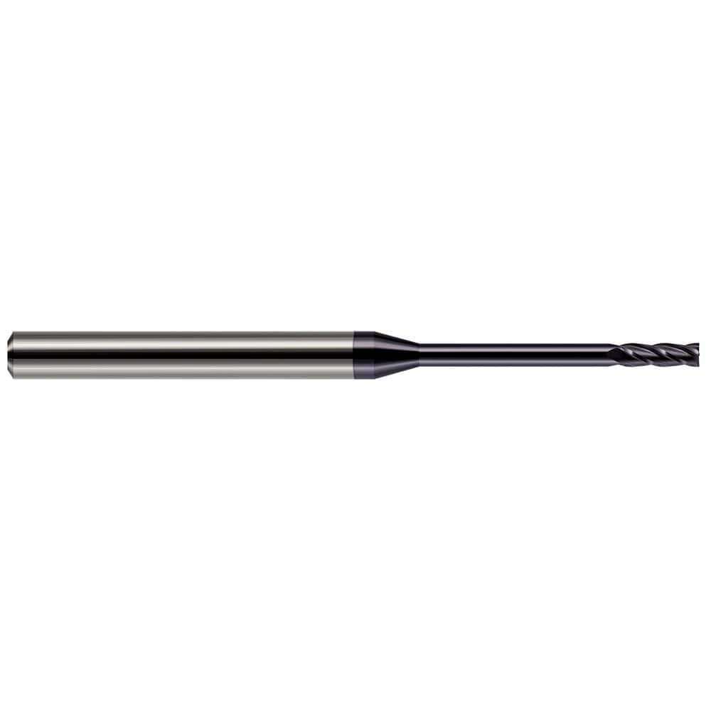 Harvey Tool - Square End Mills; Mill Diameter (Decimal Inch): 0.0600 ; Length of Cut (Decimal Inch): 0.1800 ; Material: Solid Carbide ; Finish/Coating: AlTiN ; Shank Diameter (Inch): 1/8 ; Single or Double End: Single - Exact Industrial Supply