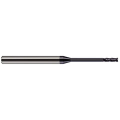 Harvey Tool - Square End Mills; Mill Diameter (Decimal Inch): 0.0600 ; Length of Cut (Decimal Inch): 0.1800 ; Material: Solid Carbide ; Finish/Coating: AlTiN ; Shank Diameter (Inch): 1/8 ; Single or Double End: Single - Exact Industrial Supply