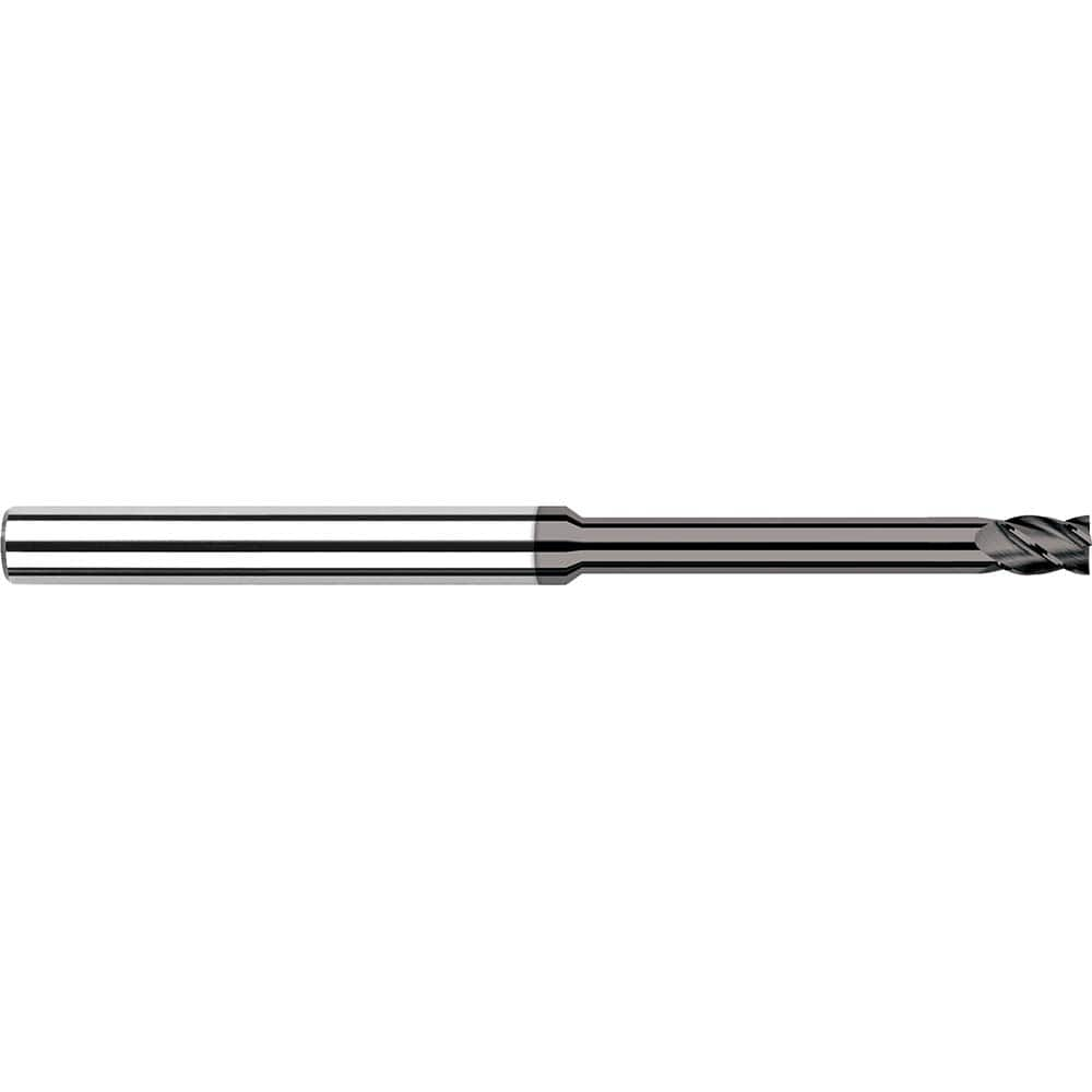 Harvey Tool - Square End Mills; Mill Diameter (Decimal Inch): 0.0250 ; Length of Cut (Decimal Inch): 0.0380 ; Material: Solid Carbide ; Finish/Coating: CVD ; Shank Diameter (Inch): 1/8 ; Single or Double End: Single - Exact Industrial Supply