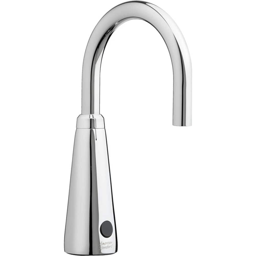 American Standard - Electronic & Sensor Faucets; Type: Sensor ; Style: Modern; Contemporary ; Type of Power: DC ; Spout Type: High Arc ; Mounting Centers: Single Hole (Inch); Finish/Coating: Polished Chrome - Exact Industrial Supply