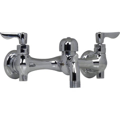 American Standard - Industrial & Laundry Faucets; Type: Utility Faucet ; Style: Transitional ; Design: Two Handle ; Handle Type: Lever ; Spout Type: Straight ; Mounting Centers: 8 (Inch) - Exact Industrial Supply