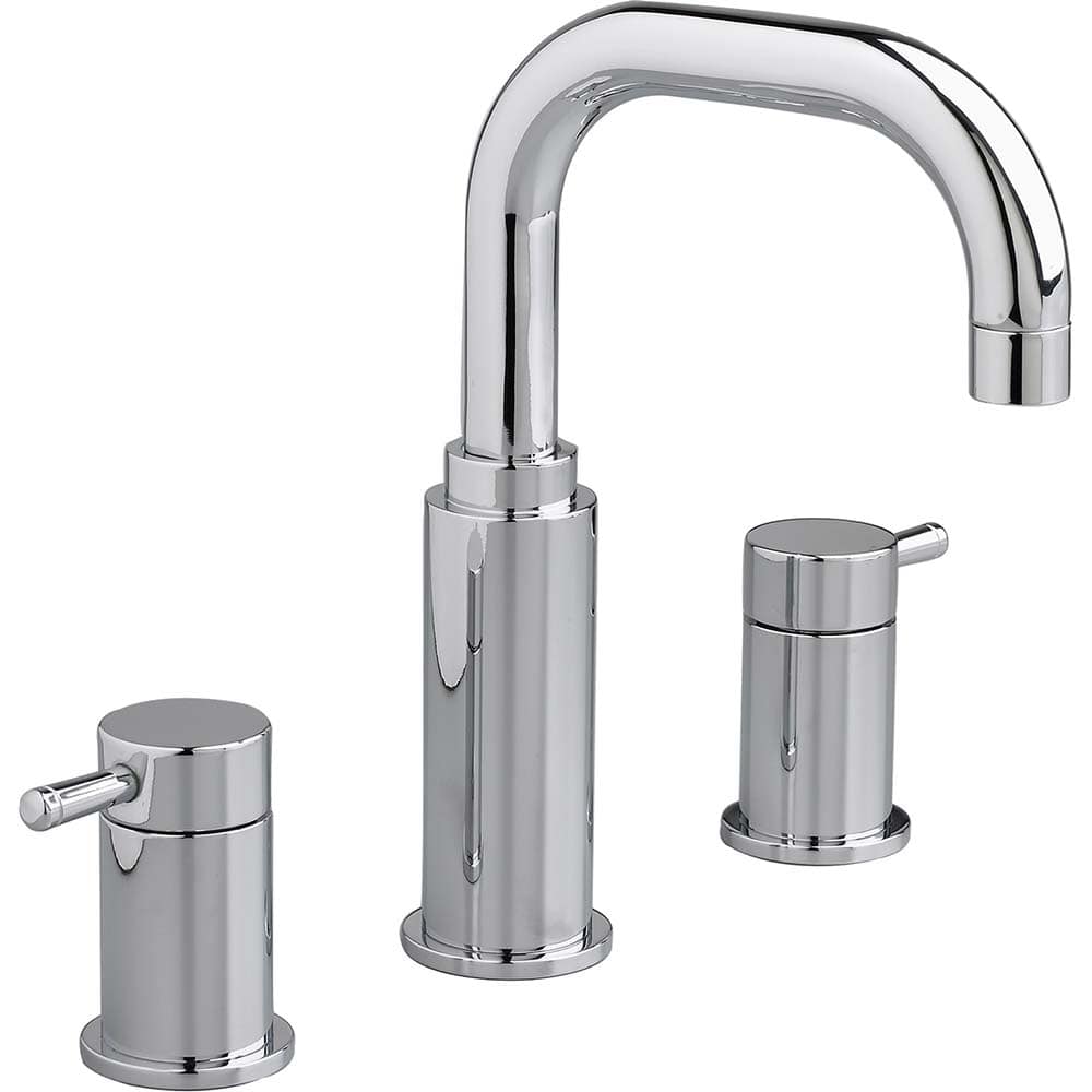 American Standard - Lavatory Faucets; Type: Widespread ; Spout Type: Straight ; Design: Lever ; Handle Type: Lever ; Mounting Centers: 8 (Inch); Drain Type: Pop-Up - Exact Industrial Supply