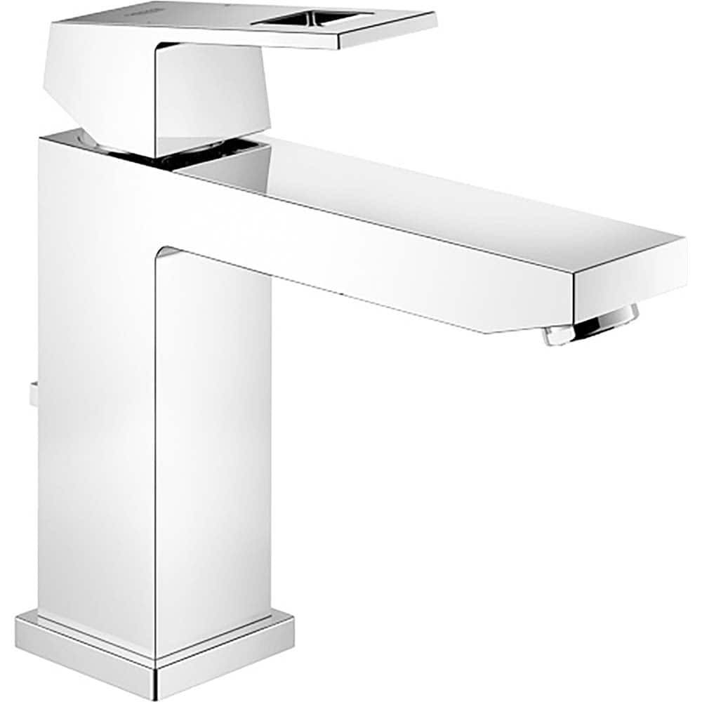 Grohe - Lavatory Faucets; Type: Deck Mount ; Spout Type: Low Arc ; Design: Lever ; Handle Type: Lever ; Mounting Centers: Single Hole (Inch); Drain Type: Pop-Up - Exact Industrial Supply