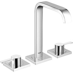 Grohe - Lavatory Faucets; Type: Widespread ; Spout Type: High Arc ; Design: Two Handle ; Handle Type: Lever ; Mounting Centers: 8 (Inch); Drain Type: Pop-Up - Exact Industrial Supply