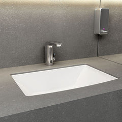 American Standard - Electronic & Sensor Faucets; Type: Sensor ; Style: Modern; Contemporary ; Type of Power: DC ; Spout Type: Low Arc ; Mounting Centers: Single Hole (Inch); Finish/Coating: Polished Chrome - Exact Industrial Supply