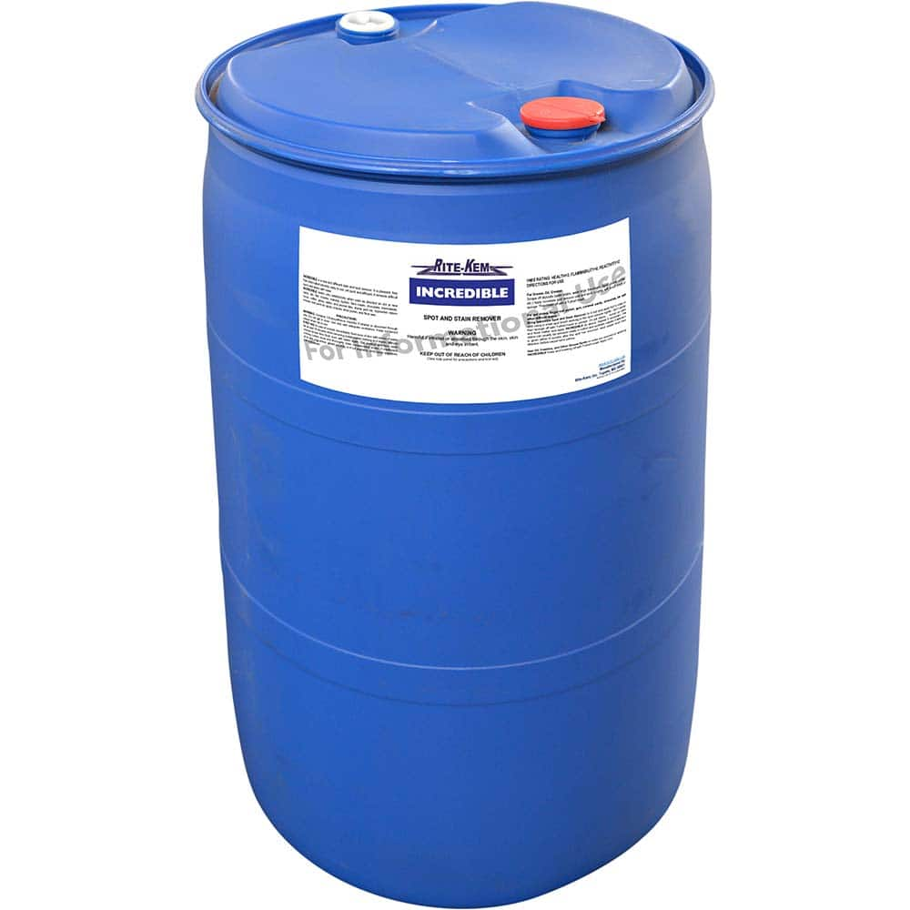 Rite-Kem - Carpet & Upholstery Cleaners Type: Spot & Stain Remover Container Size (Gal.): 55.00 - Benchmark Tooling