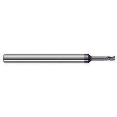 Harvey Tool - Square End Mills; Mill Diameter (Inch): 1/16 ; Mill Diameter (Decimal Inch): 0.0620 ; Length of Cut (Inch): 3/32 ; Length of Cut (Decimal Inch): 0.0930 ; Material: Solid Carbide ; Finish/Coating: AlTiN Nano - Exact Industrial Supply