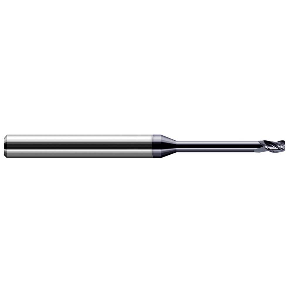Harvey Tool - Corner Radius & Corner Chamfer End Mills; Mill Diameter (mm): 1.00 ; Mill Diameter (Decimal Inch): 0.0390 ; End Type: Corner Radius ; Corner Radius (Decimal Inch): 0.0100 ; Number of Flutes: 3 ; Material: Solid Carbide - Exact Industrial Supply