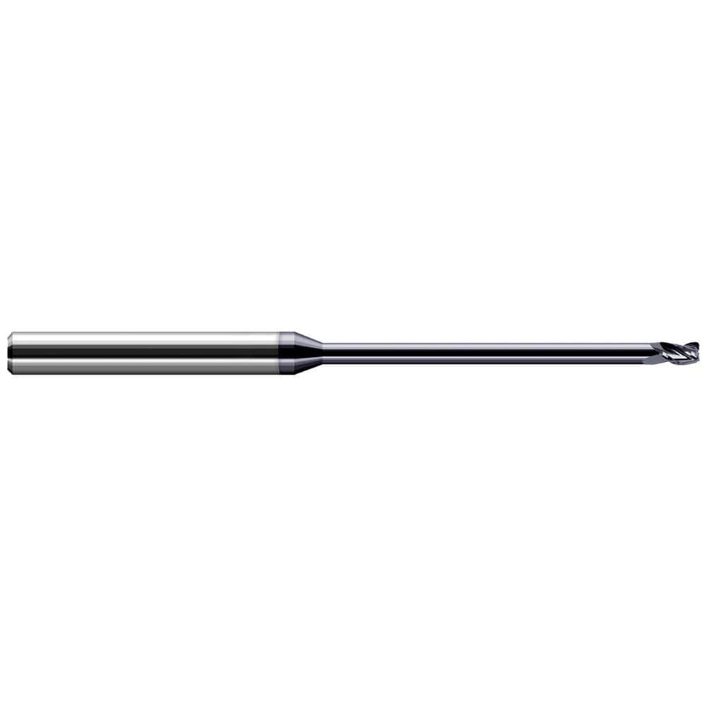 Harvey Tool - Corner Radius & Corner Chamfer End Mills; Mill Diameter (Inch): 5/64 ; Mill Diameter (Decimal Inch): 0.0780 ; End Type: Corner Radius ; Corner Radius (Inch): 1/64 ; Corner Radius (Decimal Inch): 0.0150 ; Number of Flutes: 3 - Exact Industrial Supply