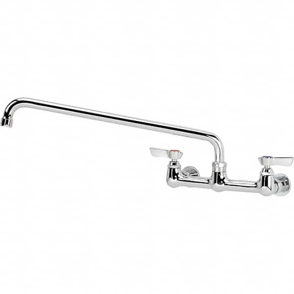 Krowne - Wall Mount, Service Sink Faucet without Spray - Two Handle, Blade Handle, Standard Spout, No Drain - Benchmark Tooling