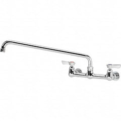 Krowne - Wall Mount, Service Sink Faucet without Spray - Two Handle, Blade Handle, Standard Spout, No Drain - Benchmark Tooling