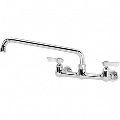 Krowne - Wall Mount, Service Sink Faucet without Spray - Two Handle, Blade Handle, Standard Spout, No Drain - Benchmark Tooling