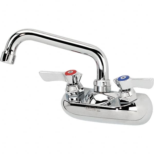 Krowne - Wall Mount, Service Sink Faucet without Spray - Two Handle, Color Coded Handle, Standard Spout, No Drain - Benchmark Tooling