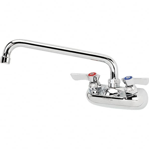 Krowne - Wall Mount, Service Sink Faucet without Spray - Two Handle, Color Coded Handle, Standard Spout, No Drain - Benchmark Tooling