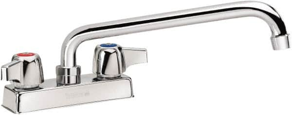 Krowne - Deck Mount, Bar and Hospitality Faucet without Spray - Two Handle, Color Coded Handle, Standard Spout, No Drain - Benchmark Tooling