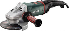 Metabo - 7" Wheel Diam, 8,500 RPM, Corded Angle & Disc Grinder - 5/8-11 Spindle, 15 Amps - Benchmark Tooling