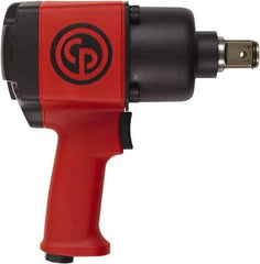 Chicago Pneumatic - 1" Drive, 6,300 RPM, 950 Ft/Lb Torque Impact Wrench - Pistol Grip Handle, 900 IPM, 30 CFM, 90 psi, 3/8" NPT Inlet - Benchmark Tooling