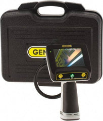 General - 0.31" Wide Camera Head, 39" Long Probe, Video Borescope Camera - 0.31" Probe Diam, 4" Display - Benchmark Tooling