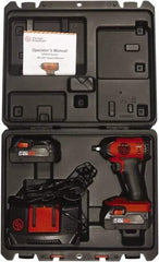 Chicago Pneumatic - 3/8" Drive 20 Volt Pistol Grip Cordless Impact Wrench & Ratchet - 2,400 RPM, 150 Ft/Lb Torque, 2 Lithium-Ion Batteries Included - Benchmark Tooling