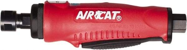 AIRCAT - 1/4" Collet, Straight Handle, Straight Air Die Grinder - 20,000 RPM, Rear Exhaust, 4 CFM, 0.38 hp, 90 psi, 1/4" Inlet - Benchmark Tooling