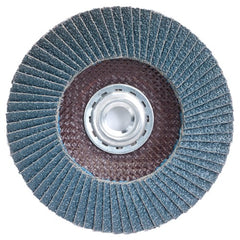 7″ × 1/4″ × 5/8″ PowerFlex Flap Disc Type 27 Flat 24 Grit - Benchmark Tooling