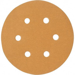 3M - 6" Diam, 180 Grit, Aluminum Oxide Hook & Loop Disc - Fine Grade, Coated, Series 255L - Benchmark Tooling