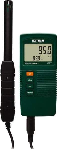 Extech - Thermometer/Hygrometers & Barometers Type: Hygrometer Minimum Relative Humidity (%): 10 - Benchmark Tooling