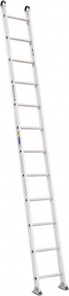 Werner - 12' High, Type IAA Rating, Aluminum Extension Ladder - 375 Lb Capacity - Benchmark Tooling