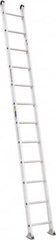 Werner - 12' High, Type IAA Rating, Aluminum Extension Ladder - 375 Lb Capacity - Benchmark Tooling