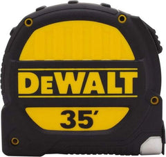 DeWALT - 35' x 1-1/4" Tape Measure - 1/16" Graduation, Inch Graduation Style - Benchmark Tooling